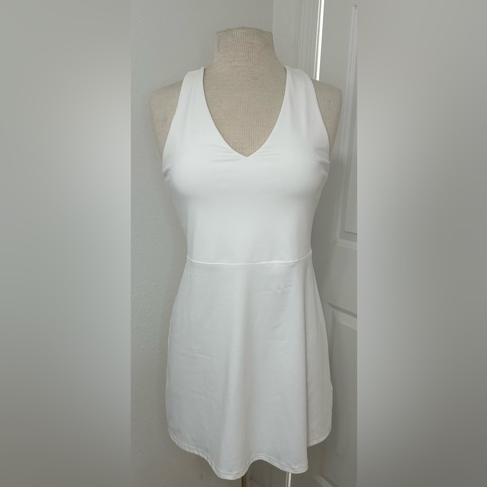 Fabletics White Sleeveless Dress